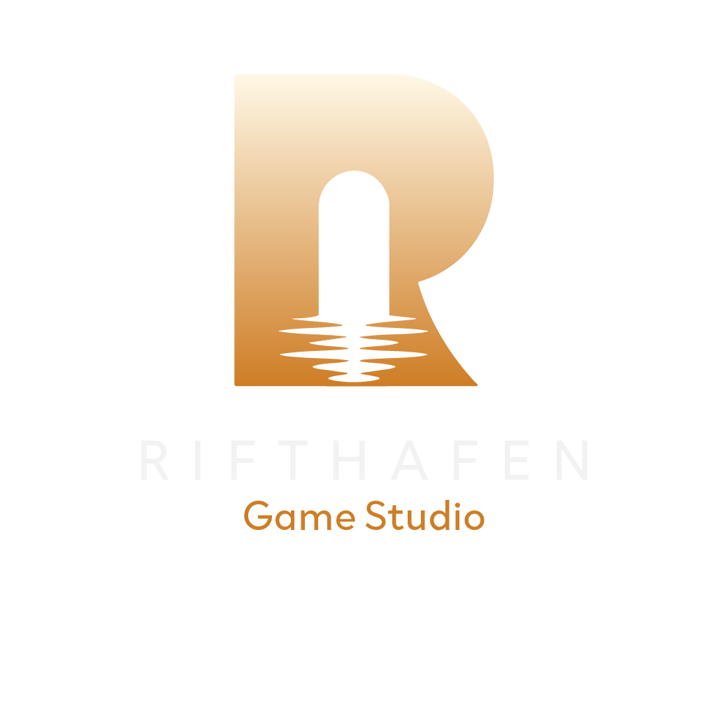 Logo der fiktiven Game-Studio-Marke Rifthafen